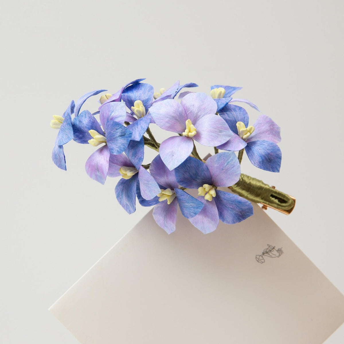Hydrangea Hair Clip