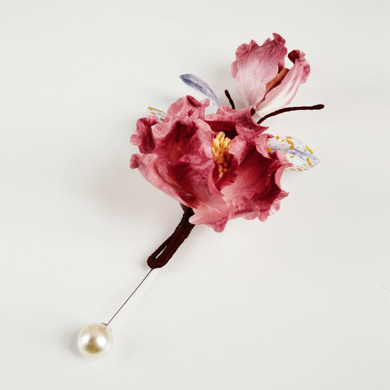 Peony Brooche