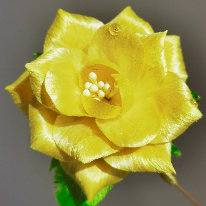 Yellow Dahlia Brooche